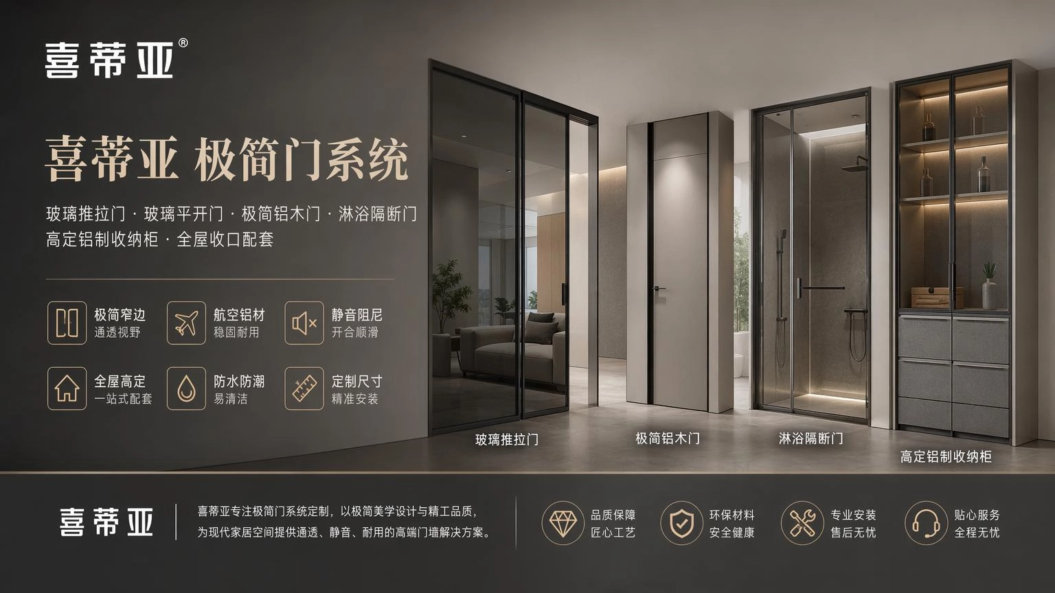 张家口推拉门